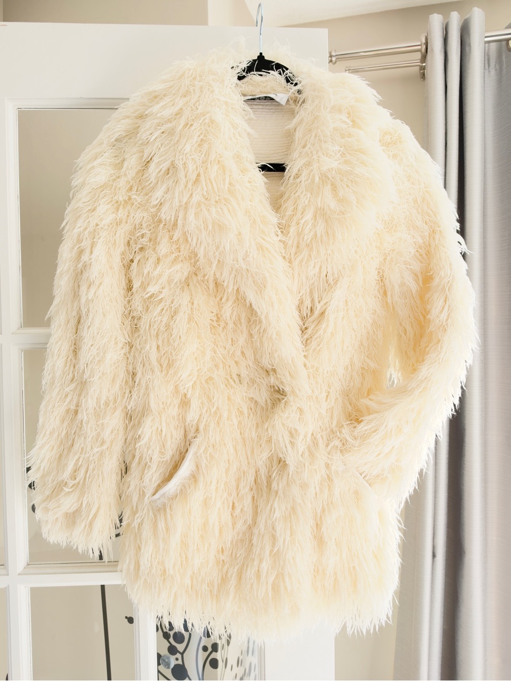 Crissa Cotique Vintage Faux Fur Teddy Jacket
